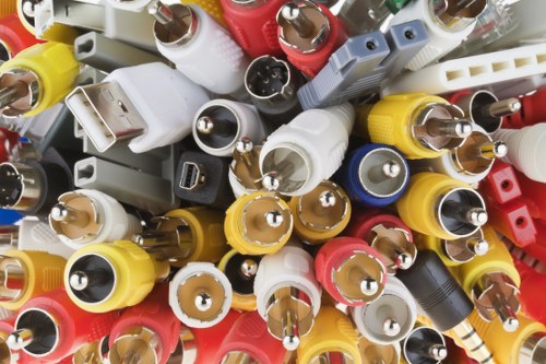 Low-carbon collection van operating in an urban area